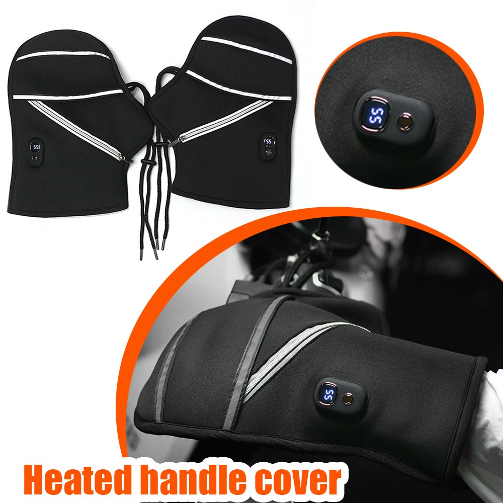 Heat Resistant Glove - Motorcycle Handlebar Covers Winter Heated Electronic