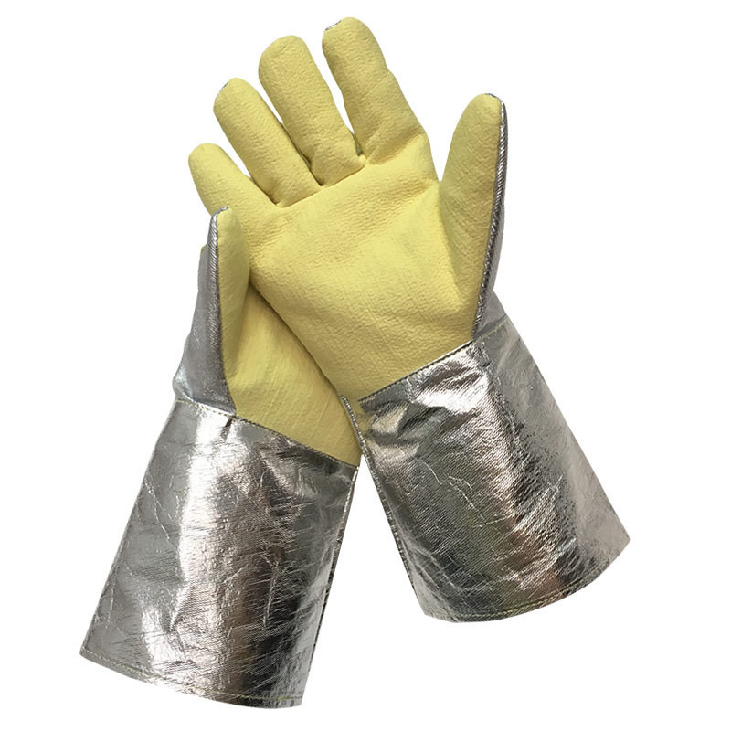Yellow Aramid Aluminum Coating - огляд і ціна Heat Resistant Glove