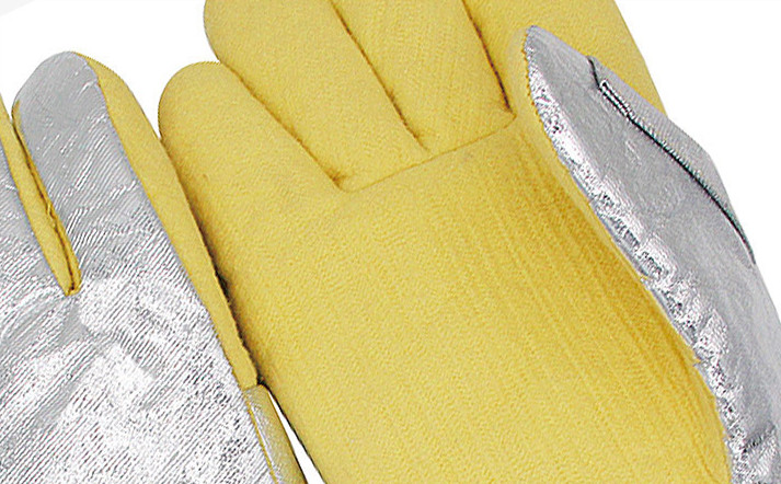 Yellow Aramid Aluminum Coating - огляд і ціна Heat Resistant Glove