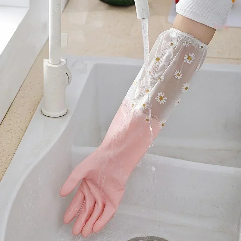 Household Long Sleeve Rubber G - огляд і ціна Dish Glove Rubber