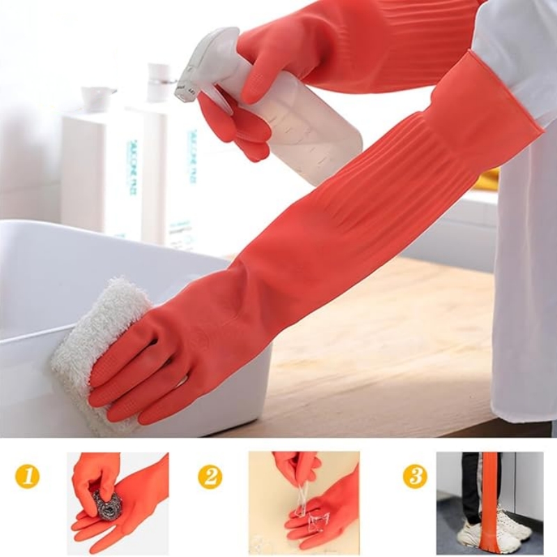 45CM Extra-Long Rubber Cleanin - огляд і ціна Dish Glove Rubber