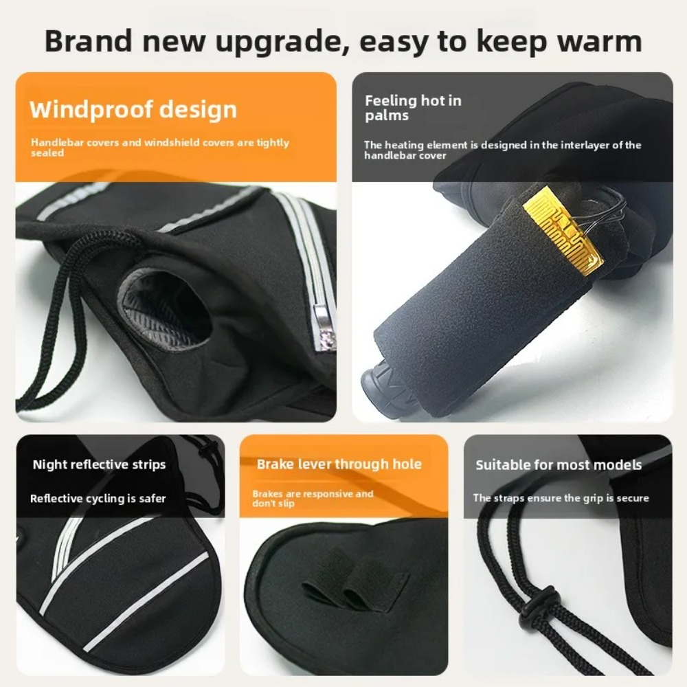 Motorcycle Handlebar Covers Wi - огляд і ціна Heat Resistant Glove